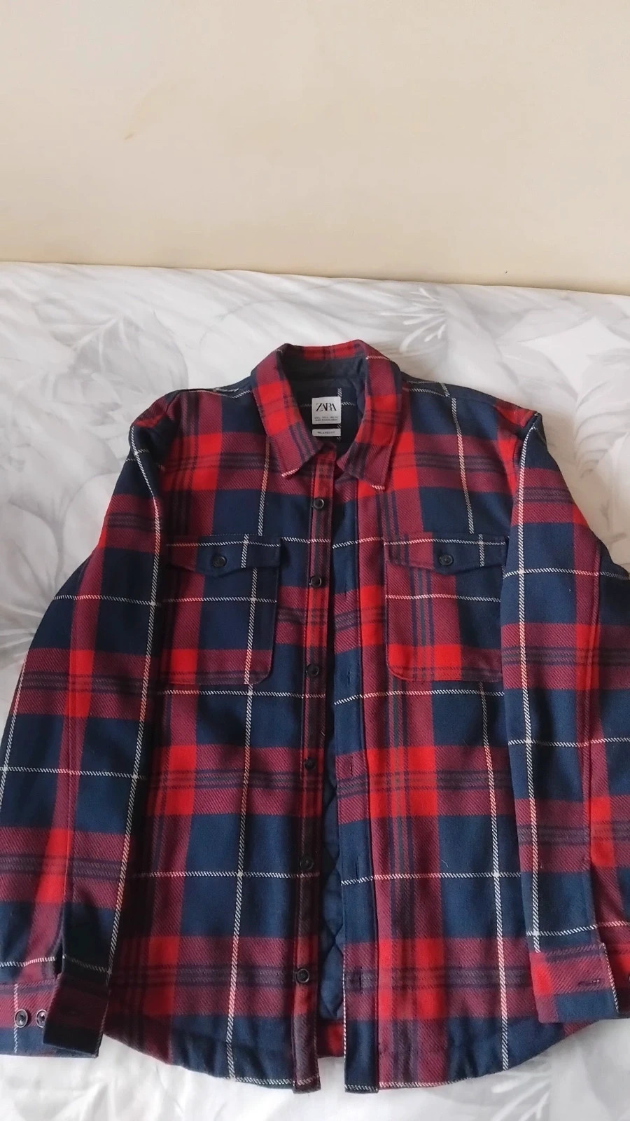 Sobrecamisa estampada Zara hombre talla L – Zara – taille L 3