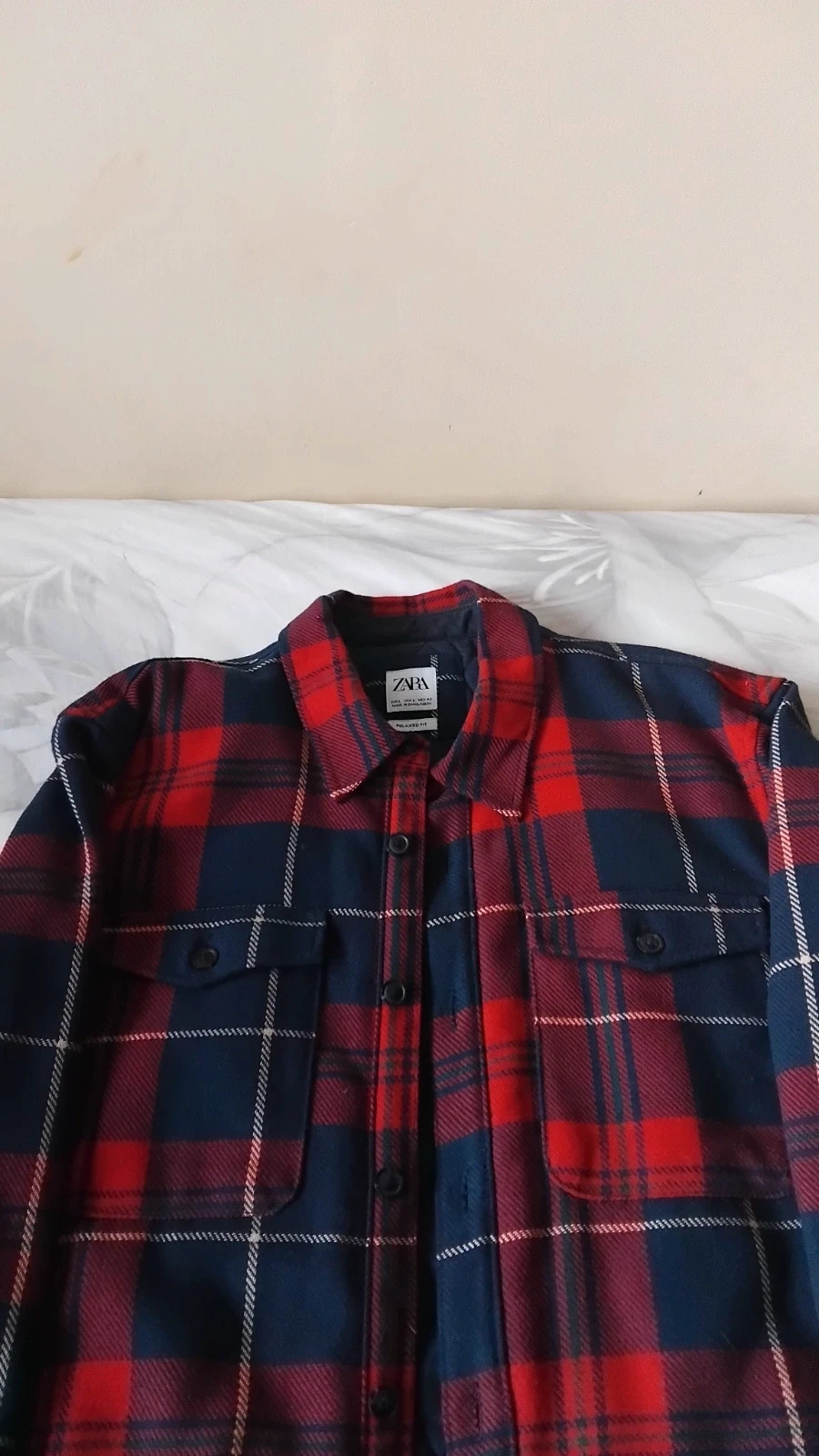 Sobrecamisa estampada Zara hombre talla L – Zara – taille L 4