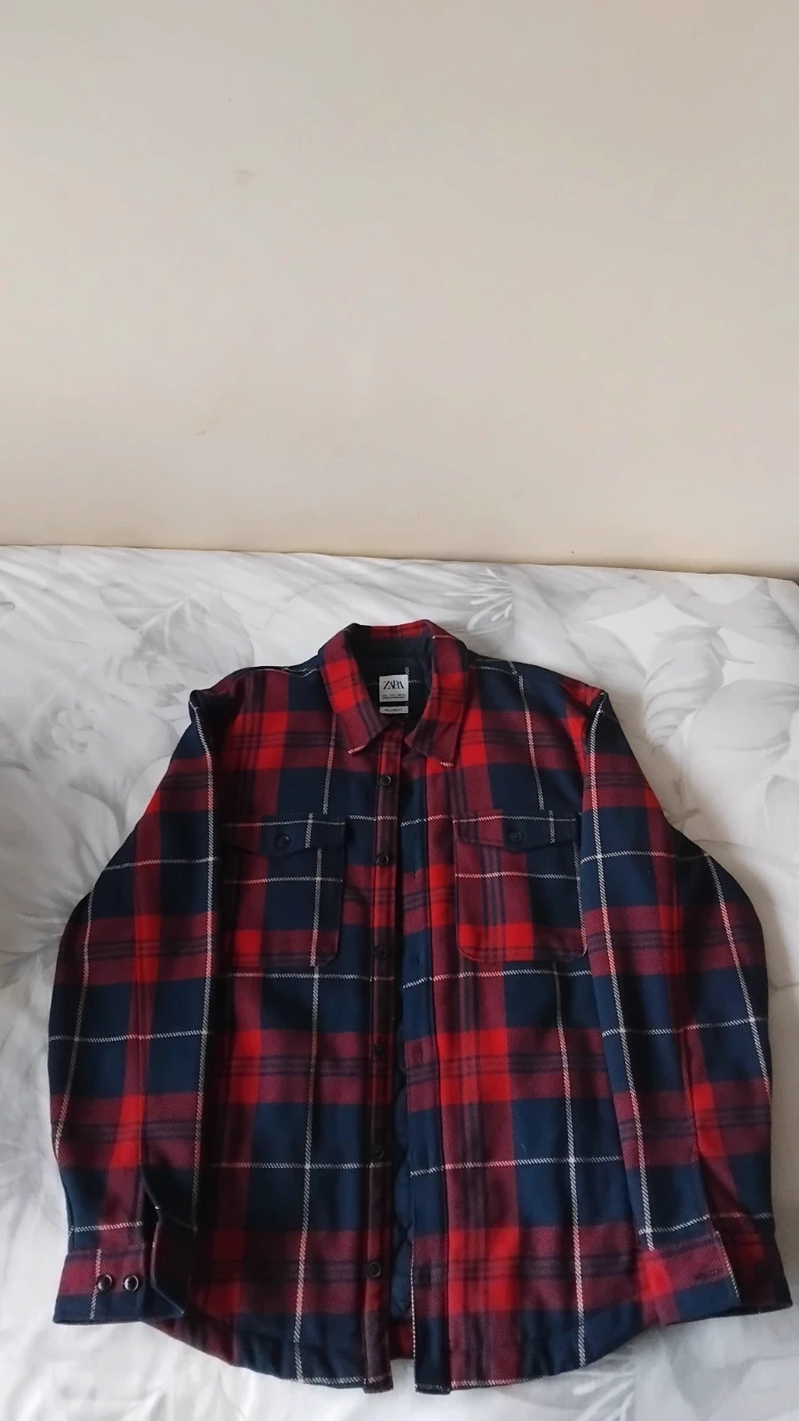 Sobrecamisa estampada Zara hombre talla L