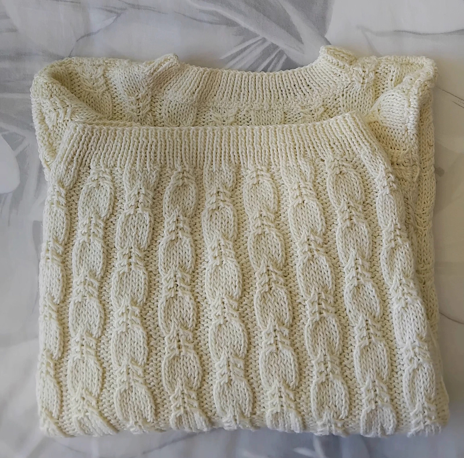 Jersey trenzado vintage unisex talla S – taille S / 36 / 8 2