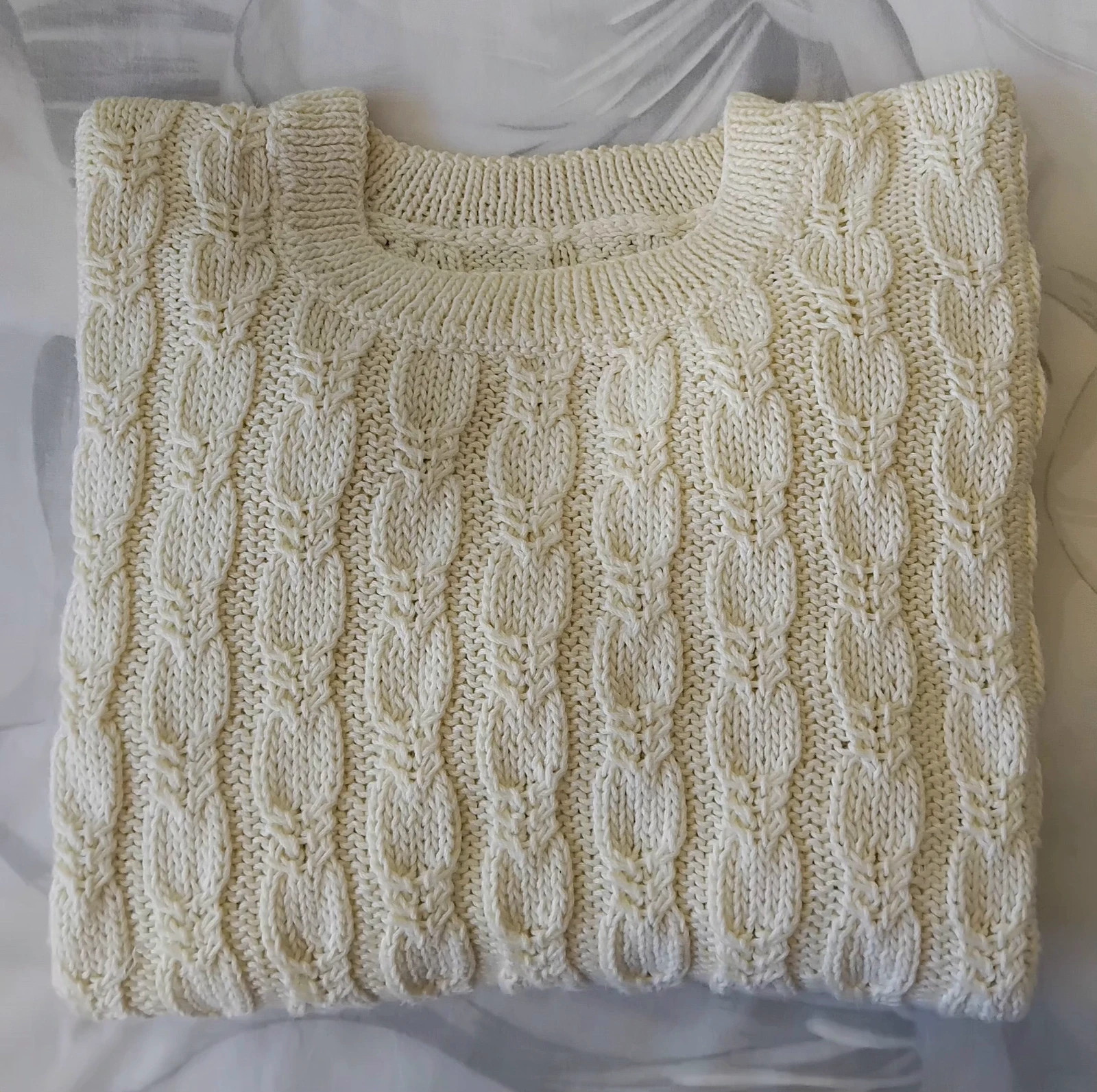 Jersey trenzado vintage unisex talla S