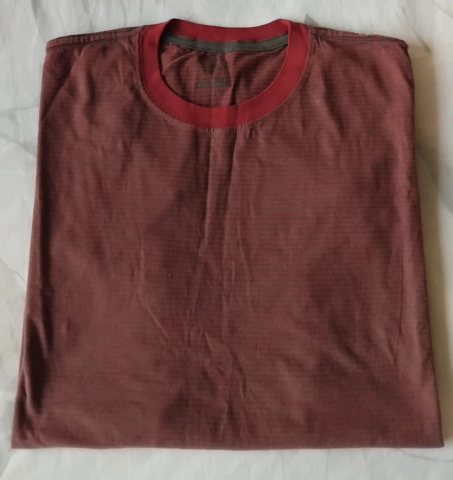 Camiseta corta de rayas hombre talla XL