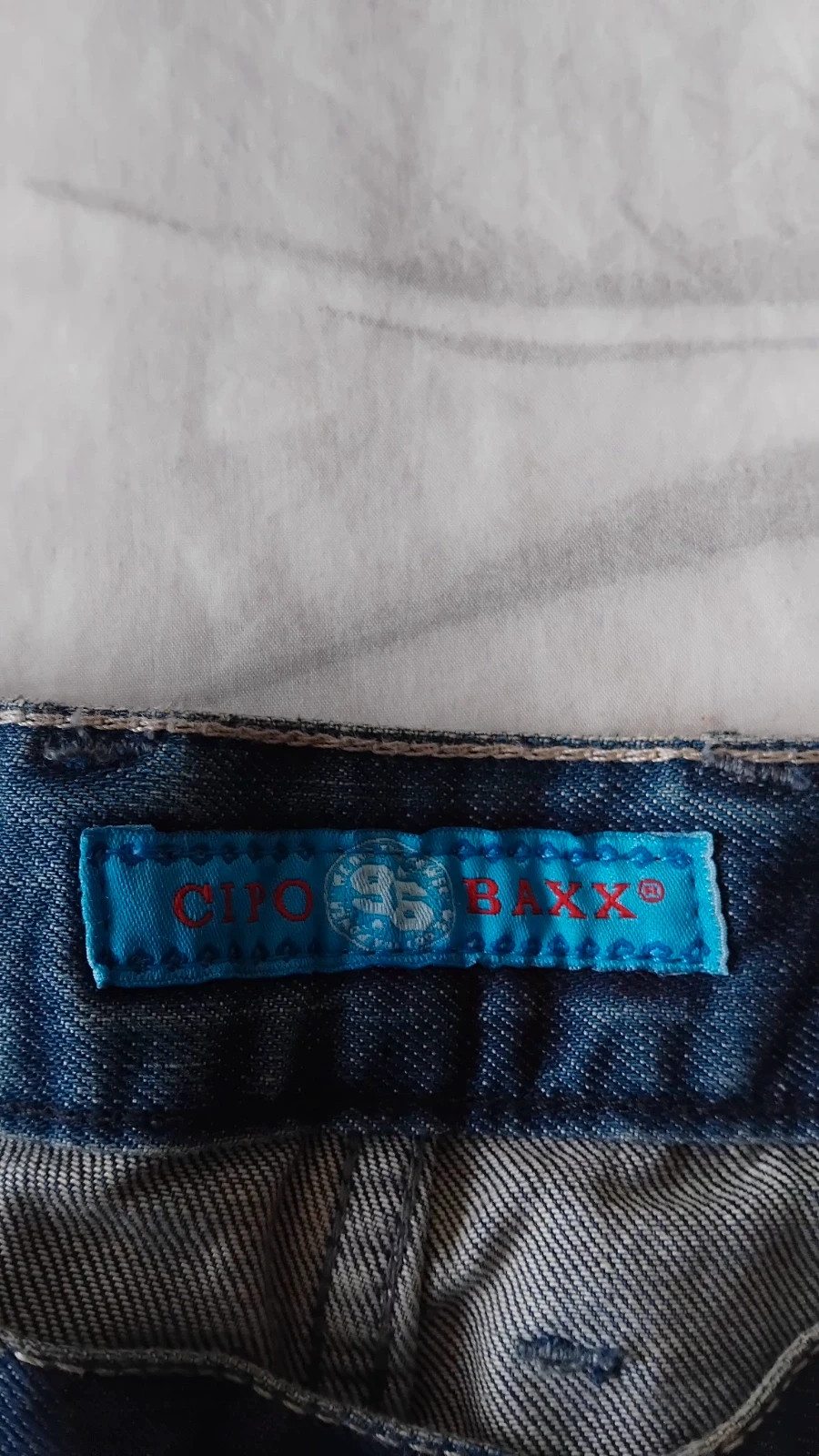Pantalón largo tejano vintage hombre talla L 110 x 43 – CIPO & BAXX – taille L 3