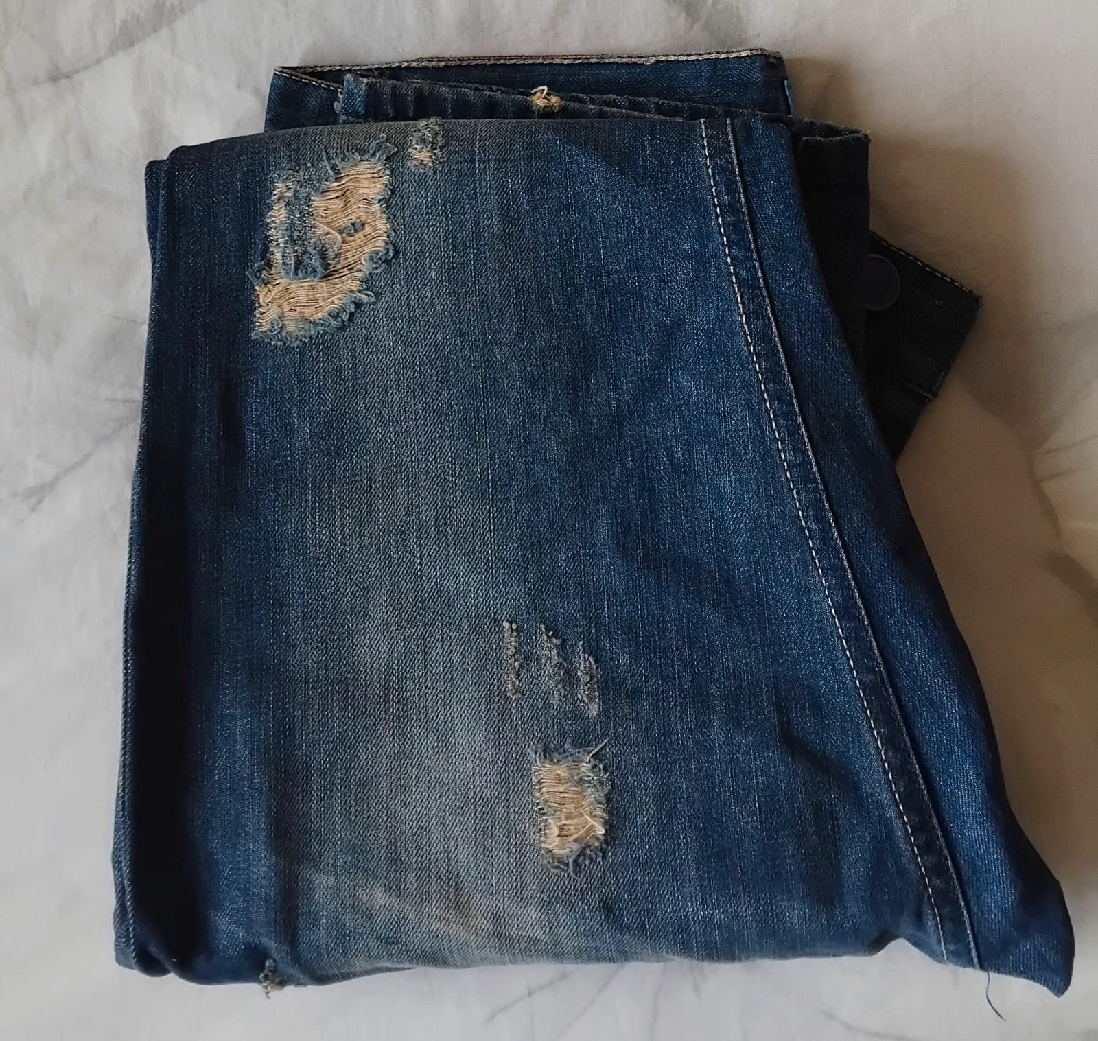 Pantalón largo tejano vintage hombre talla L 110 x 43 – CIPO & BAXX – taille L 2