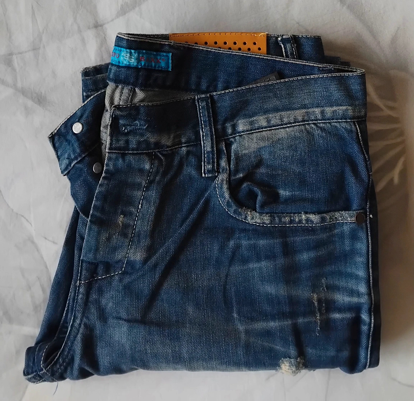 Pantalón largo tejano vintage hombre talla L 110 x 43