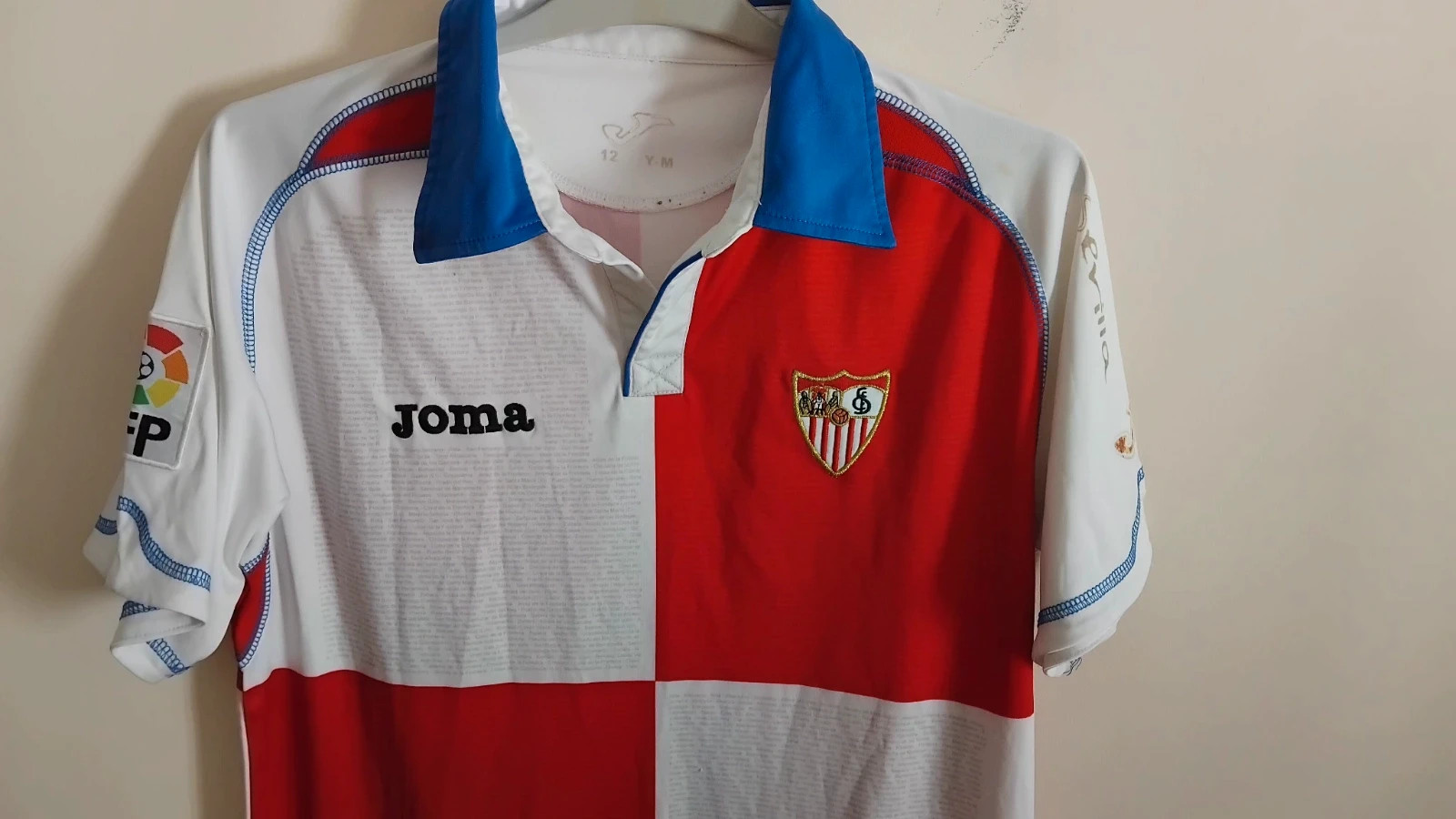 Camiseta Sevilla F.C 09/10 original – Joma – taille XS 5