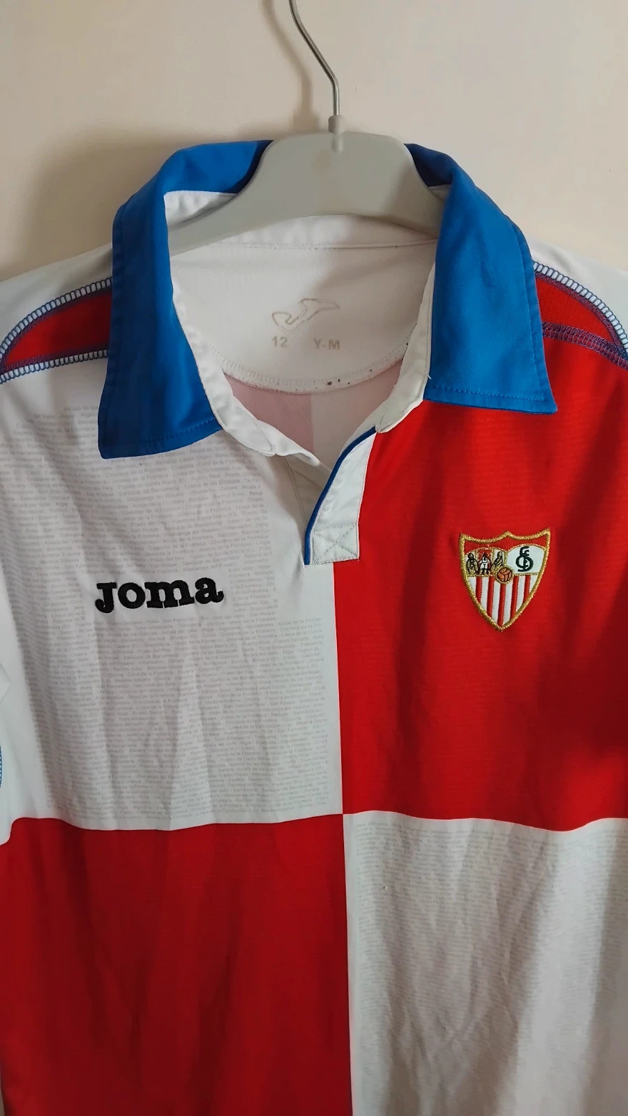 Camiseta Sevilla F.C 09/10 original – Joma – taille XS 3