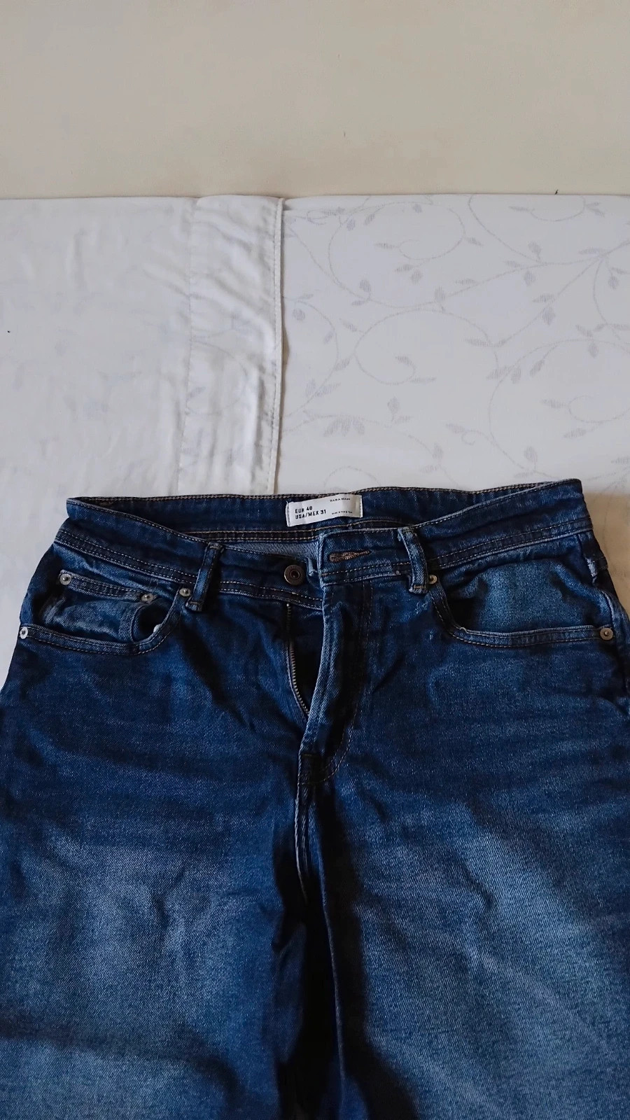 Pantalón corto tejano Zara hombre talla 40 – Zara – taille W30 | FR 40 5