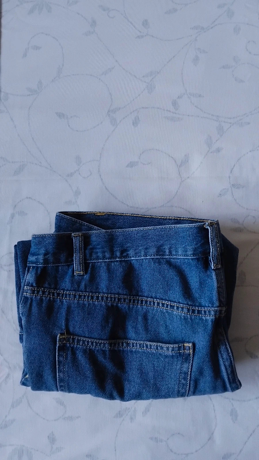 Pantalón corto tejano vintage hombre talla 44