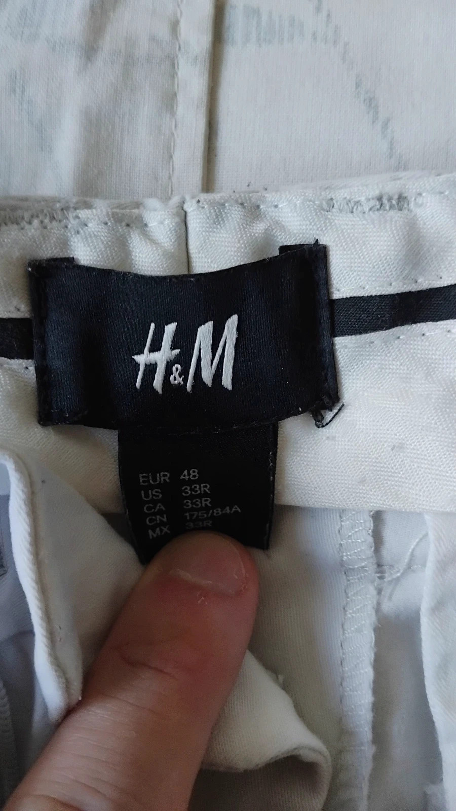 Pantalón corto pitillo H&M hombre talla 38 – H&M – taille W28 | FR 38 3