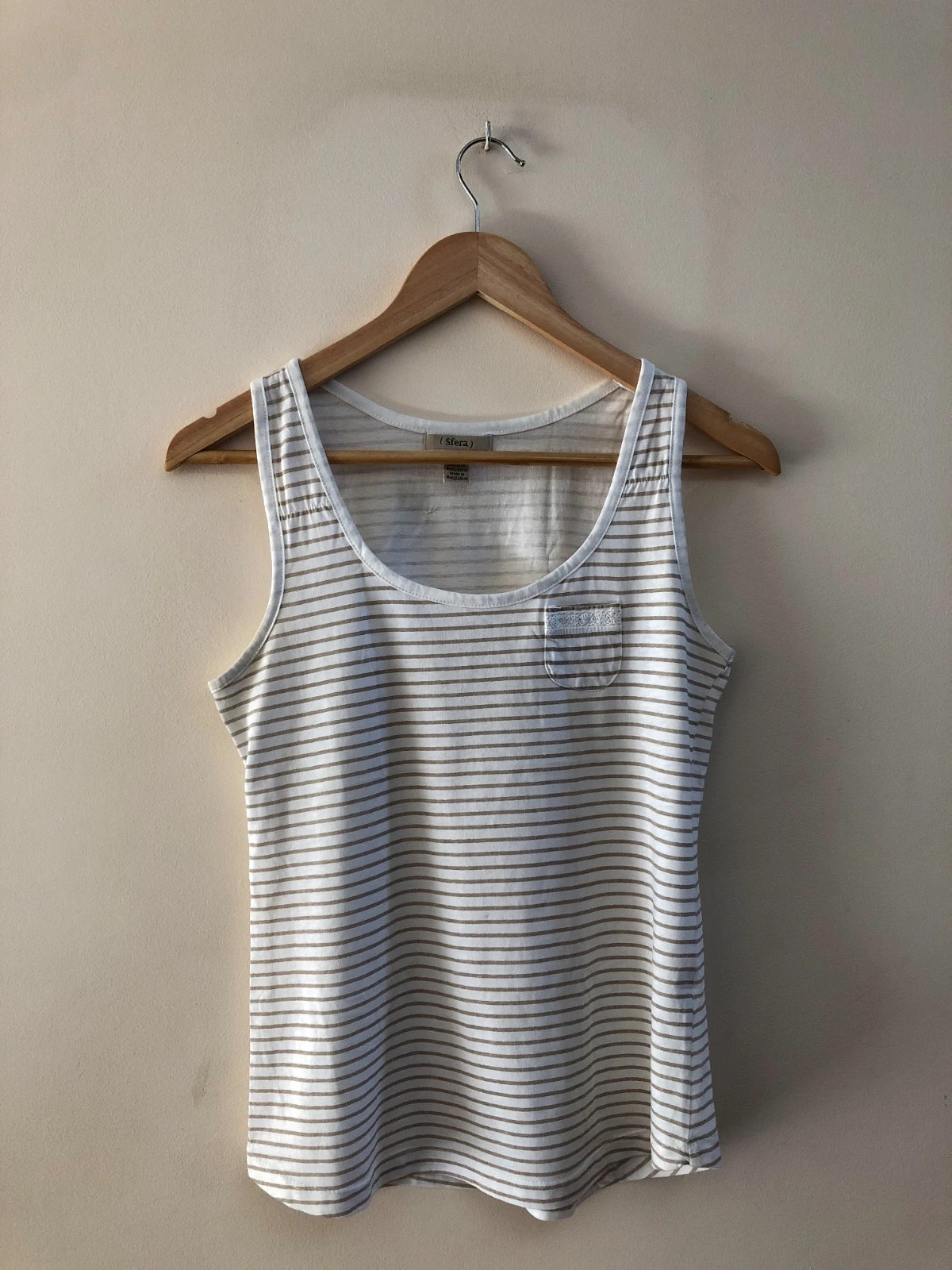 Camiseta de rayas de tirantes Sfera mujer talla S – Sfera – taille S / 36 / 8 4