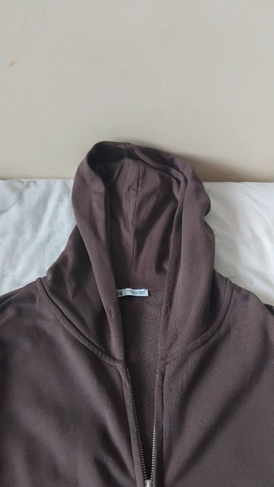 Sudadera con capucha y cremallera Zara hombre talla M – Zara – taille M 5