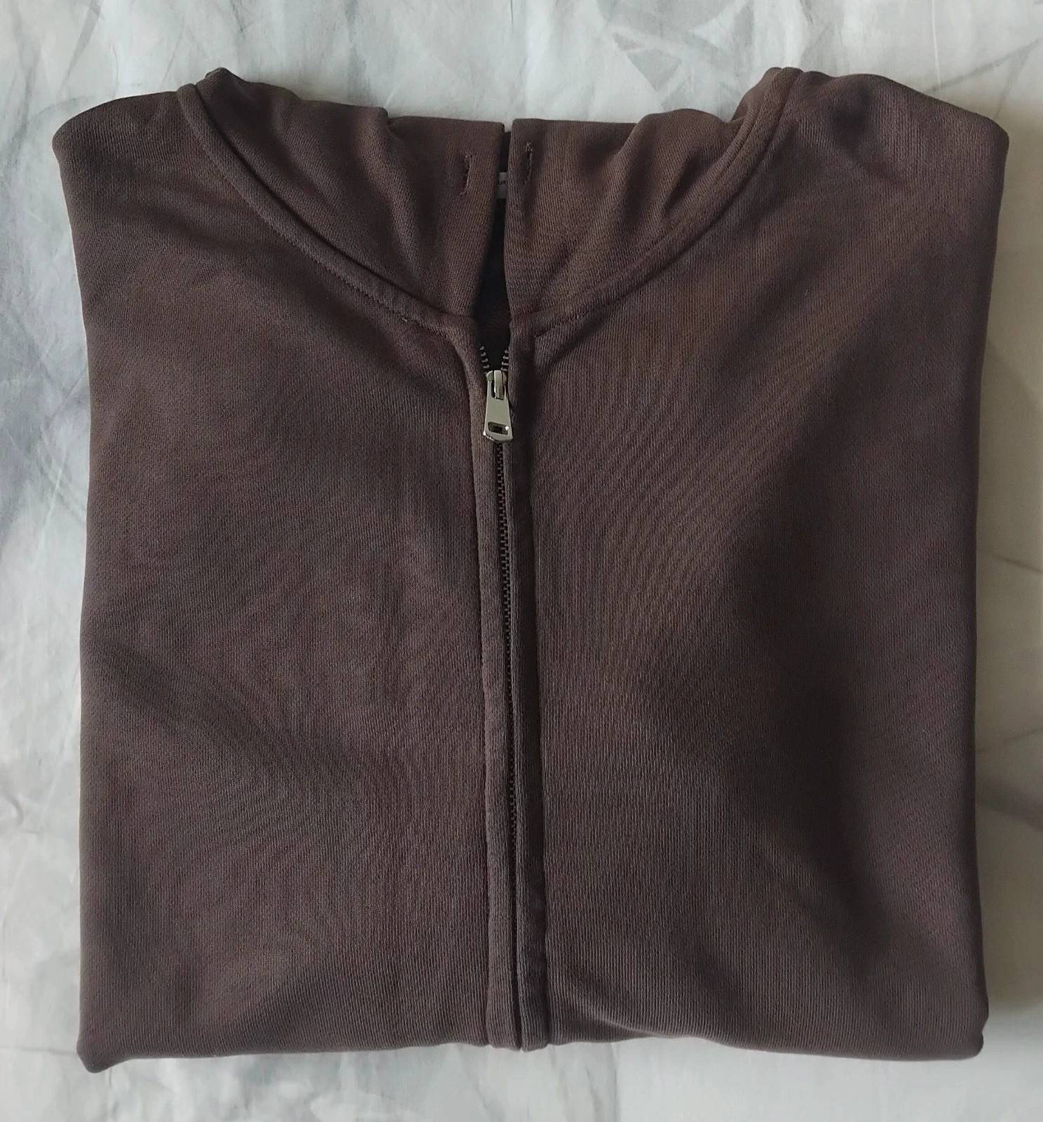 Sudadera con capucha y cremallera Zara hombre talla M