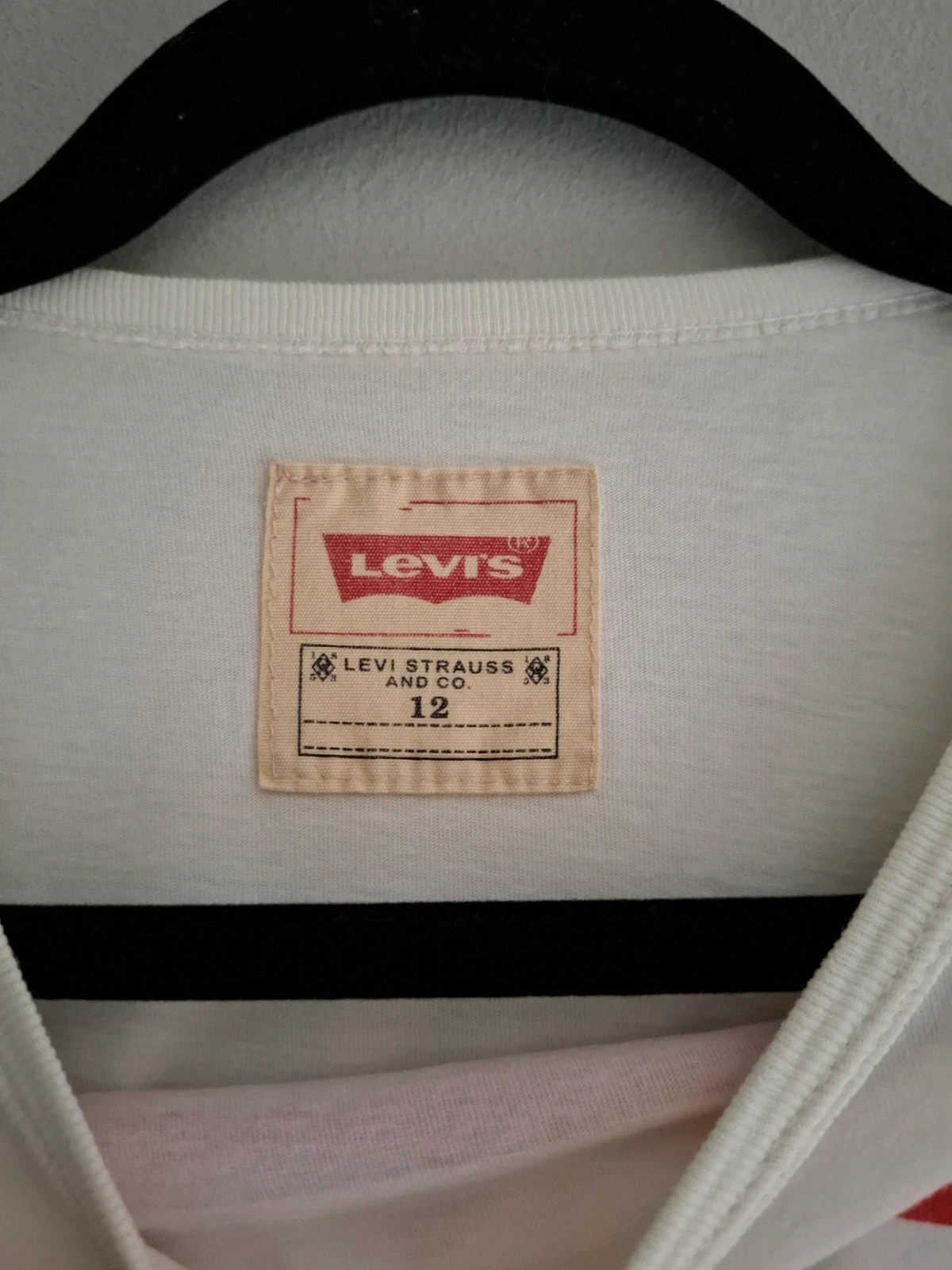 Camiseta Manga Larga Levi's Original Blanca - Talla 12 años – Levi's – taille 12 ans / 152 cm 3