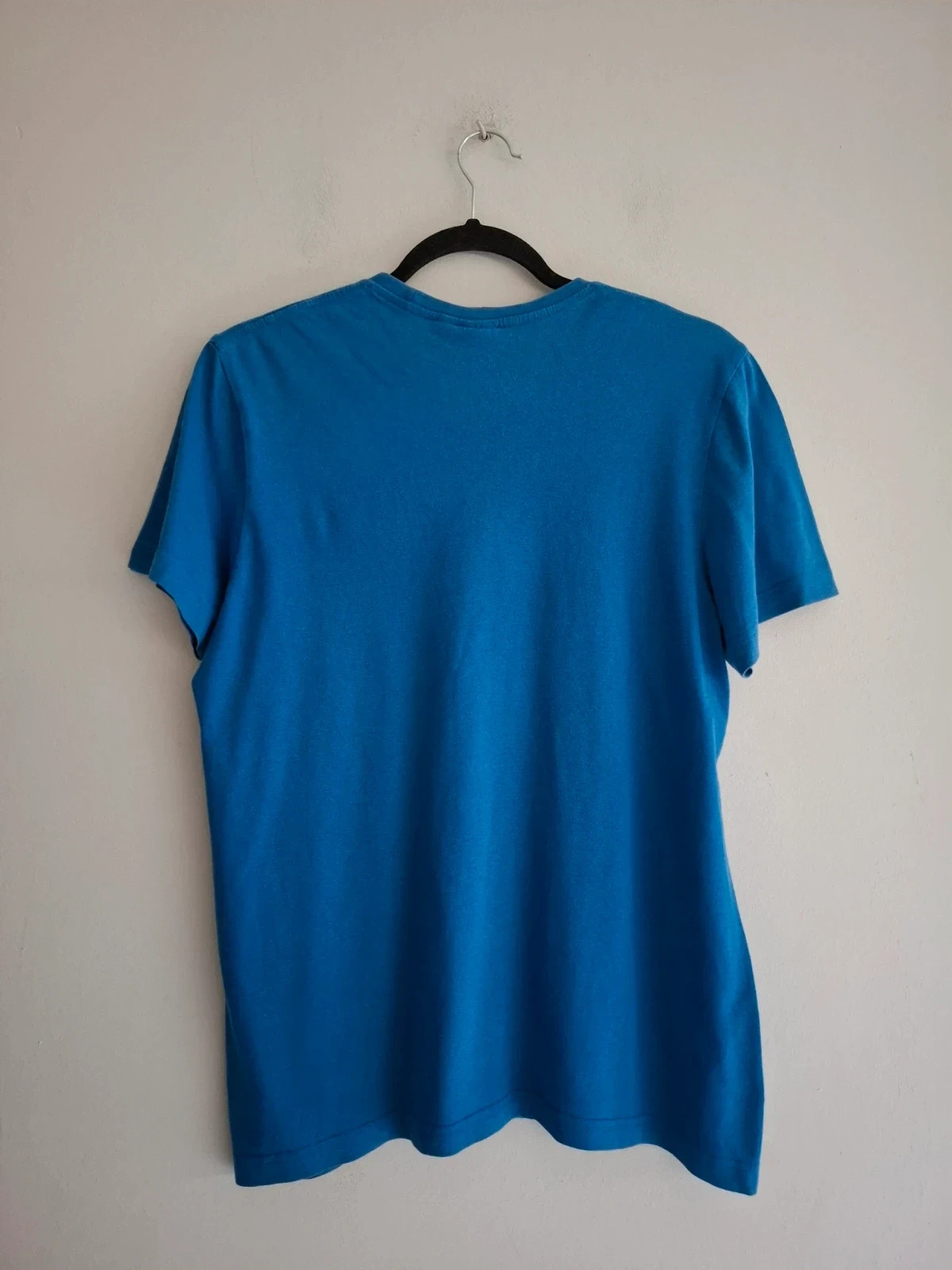 Camiseta Adidas Azul con Logo Efecto Spray - Talla M – adidas Originals – taille M 4