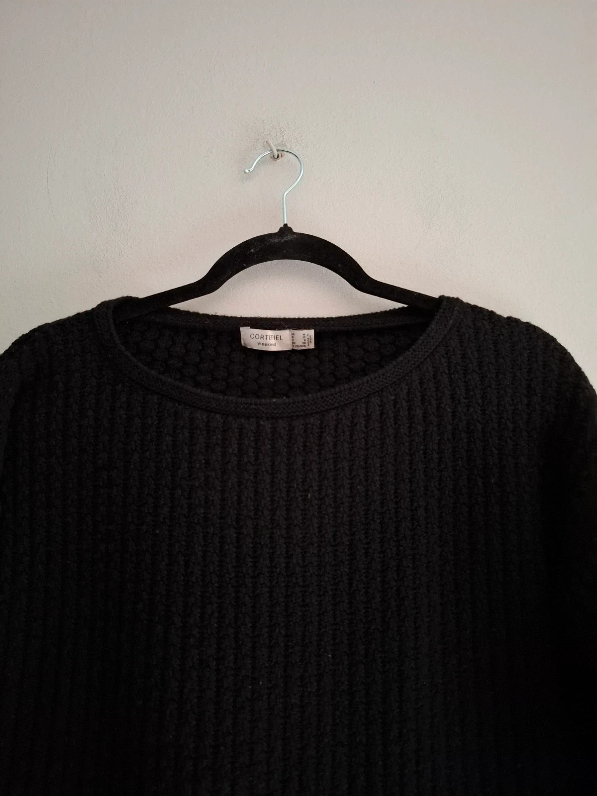 Jersey de punto negro Cortefiel M – Cortefiel – taille M / 38 / 10 2