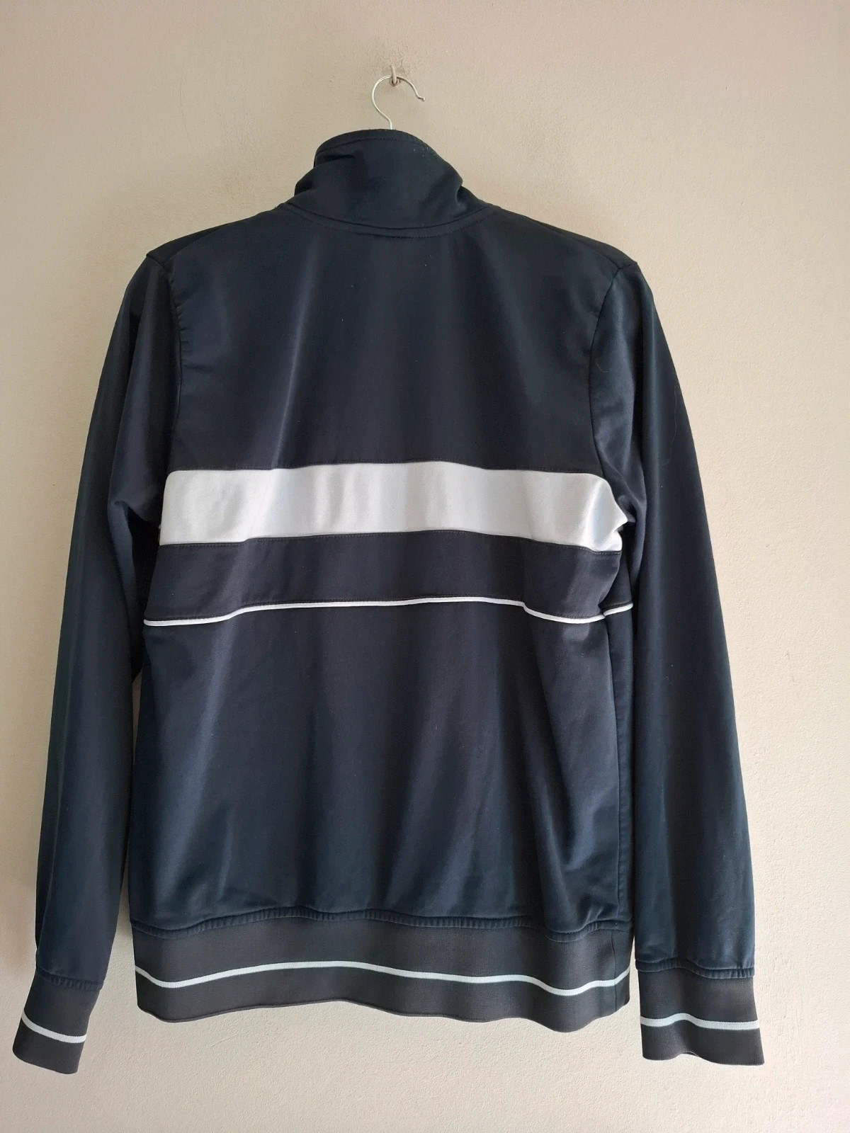 Chaqueta de chándal Nike Vintage – Azul Marino & Blanca – Nike – taille M 4