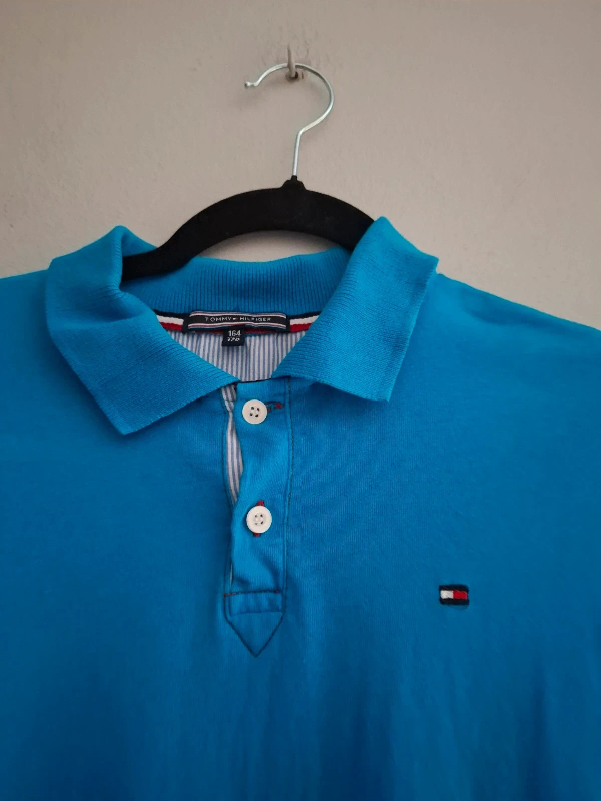 Polo Tommy Hilfiger – Azul Eléctrico / Cyan – Talla 164-170 – Tommy Hilfiger – taille 14 ans / 164 cm 2