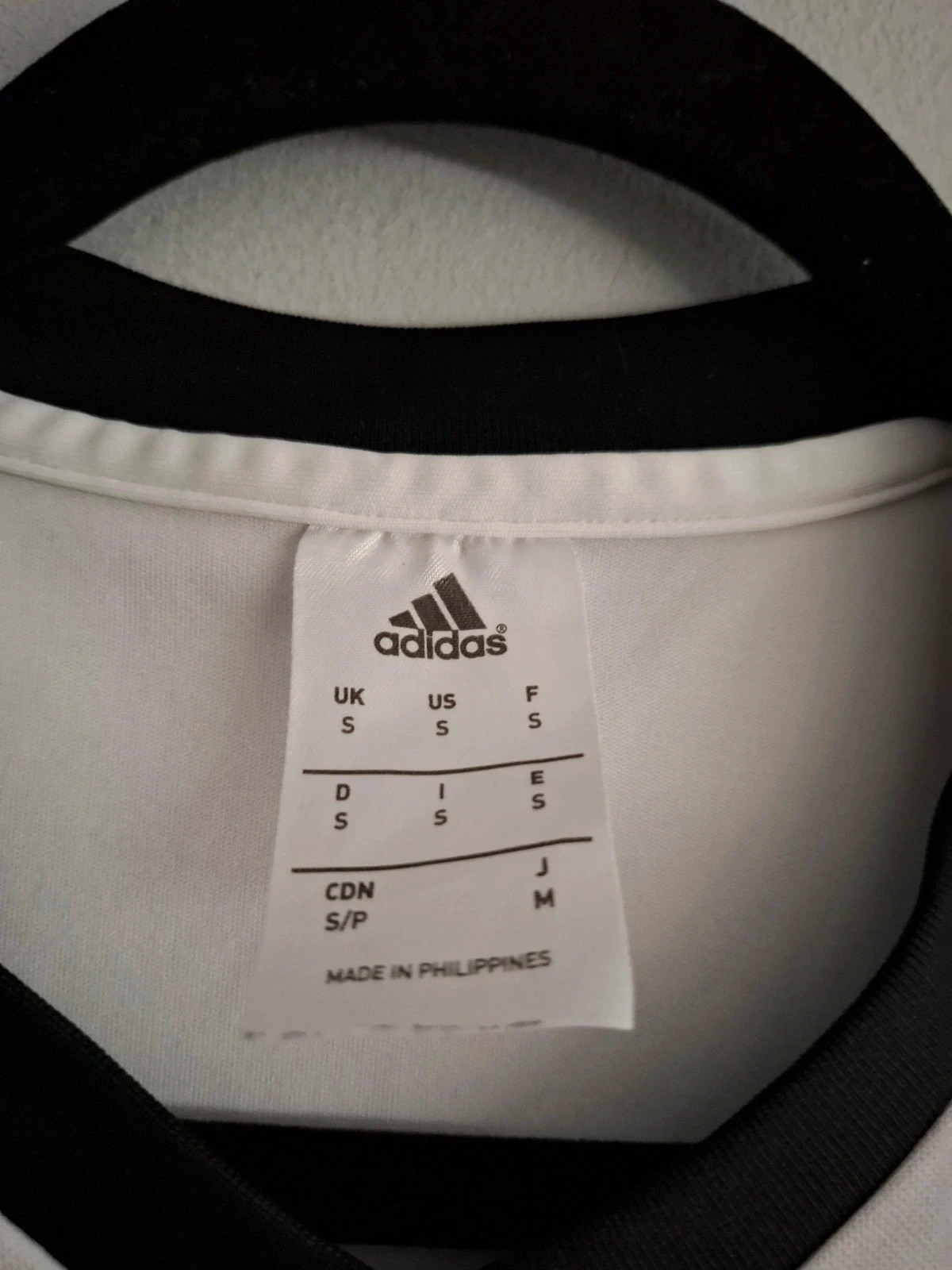 Camiseta Deportiva Adidas Climalite (Blanco y Negro) – adidas – taille S 4