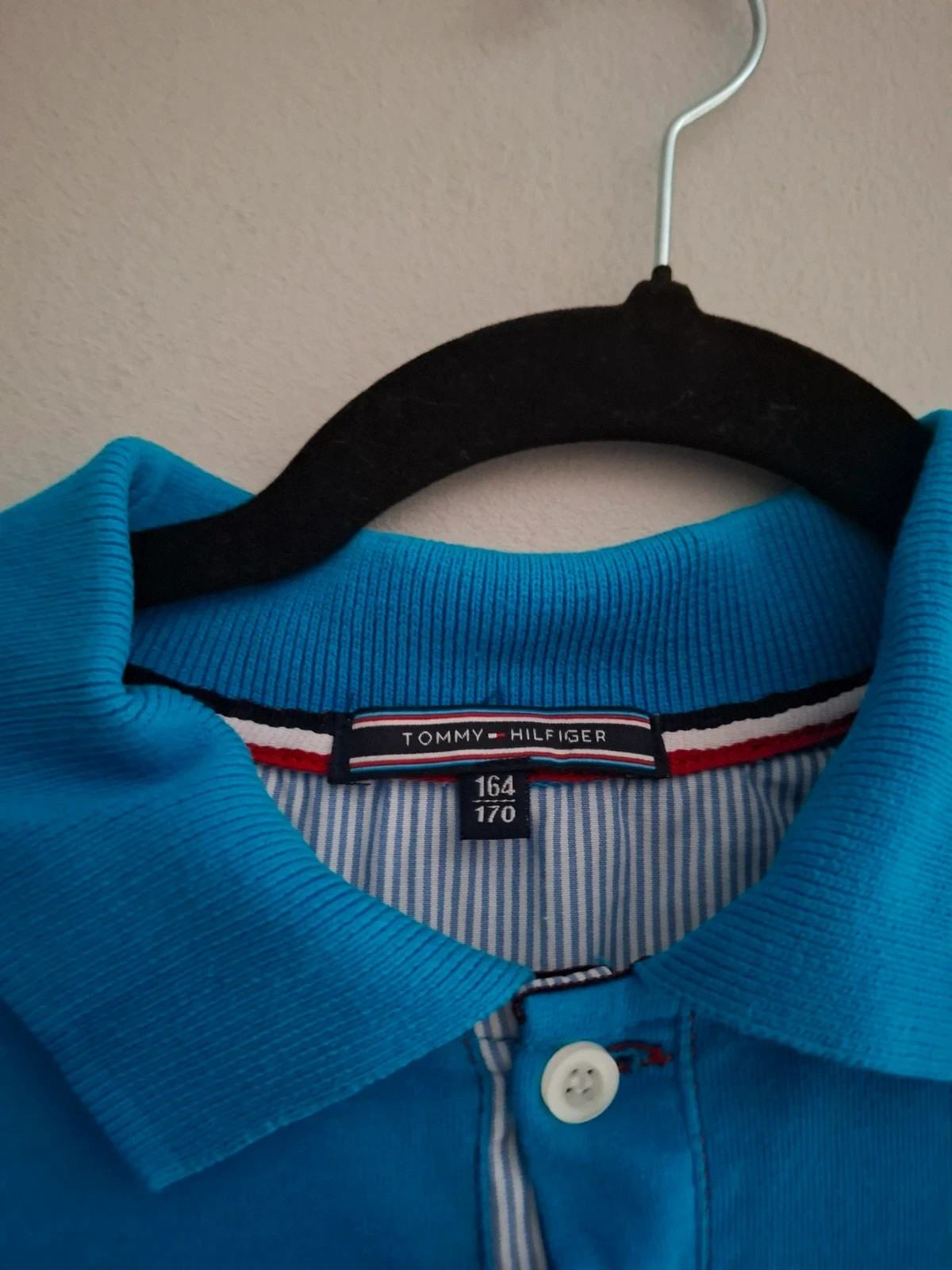 Polo Tommy Hilfiger – Azul Eléctrico / Cyan – Talla 164-170 – Tommy Hilfiger – taille 14 ans / 164 cm 3