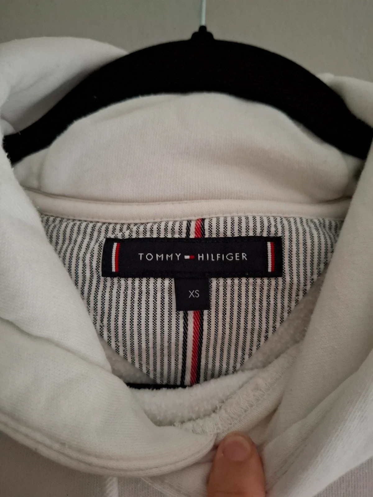 Sudadera con Capucha Tommy Hilfiger Original Blanca - Talla XS – Tommy Hilfiger – taille XS 4