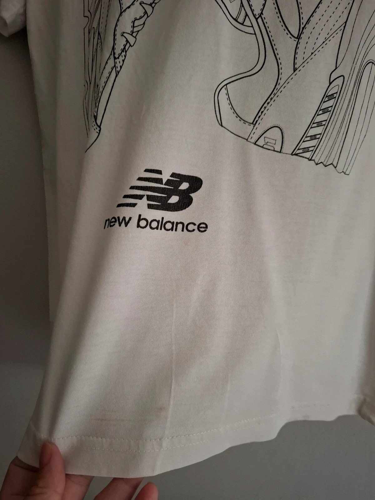 Camiseta New Balance blanca Talla S – New Balance – taille S 2