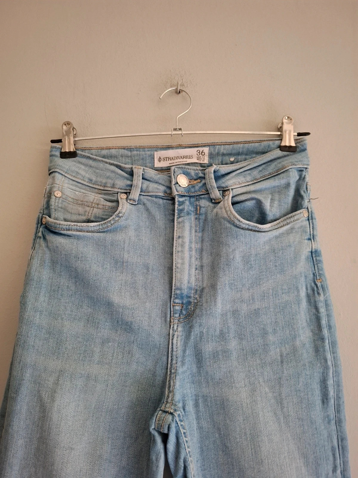 Jeans Campana Stradivarius D78 T.36 – Azul Claro Retro – Stradivarius – taille S / 36 / 8 2