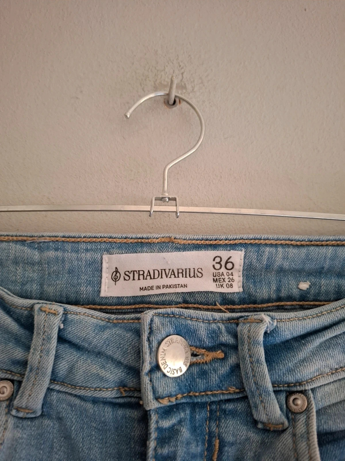 Jeans Campana Stradivarius D78 T.36 – Azul Claro Retro – Stradivarius – taille S / 36 / 8 3