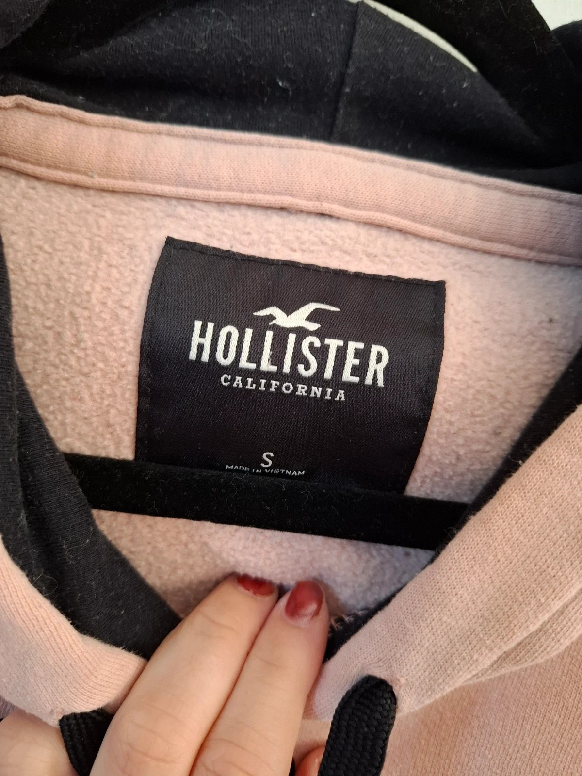 Sudadera Hollister Tie-Dye / Degradado Rosa y Gris con Capucha – Hollister – taille S 3
