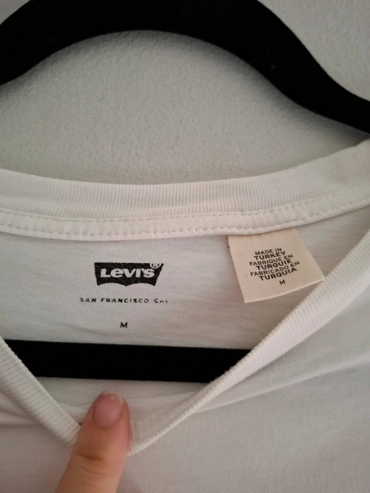 Camiseta Levi's Blanca con Logo Block - Talla M – Levi's – taille M 3