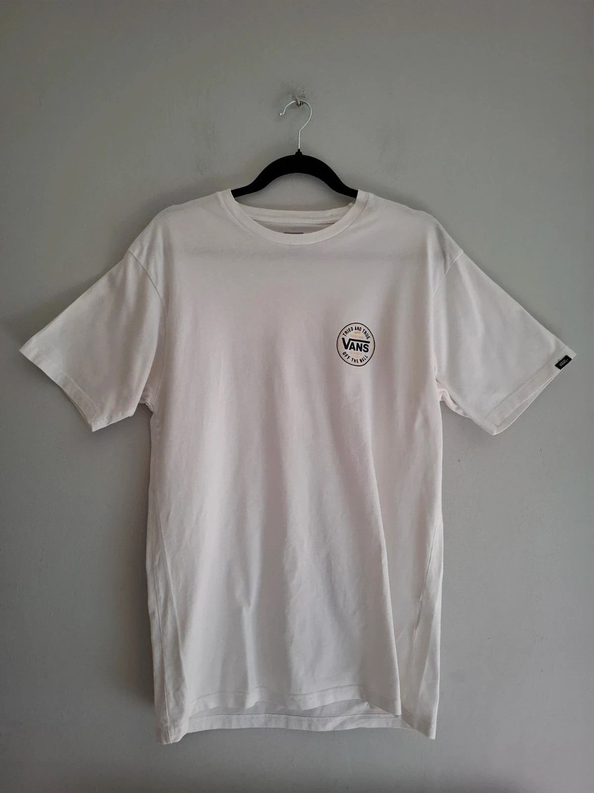Camiseta Blanca VANS Off The Wall Talla M (Classic Fit)