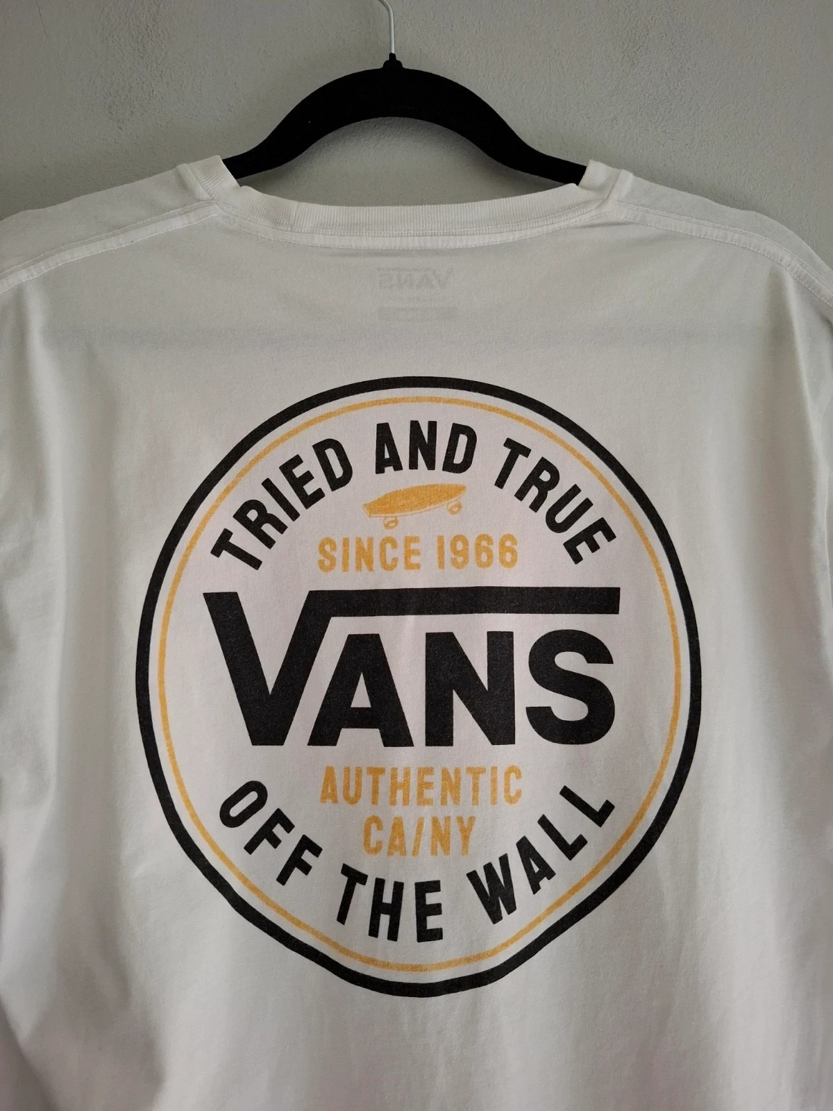 Camiseta Blanca VANS Off The Wall Talla M (Classic Fit) – Vans – taille M 5