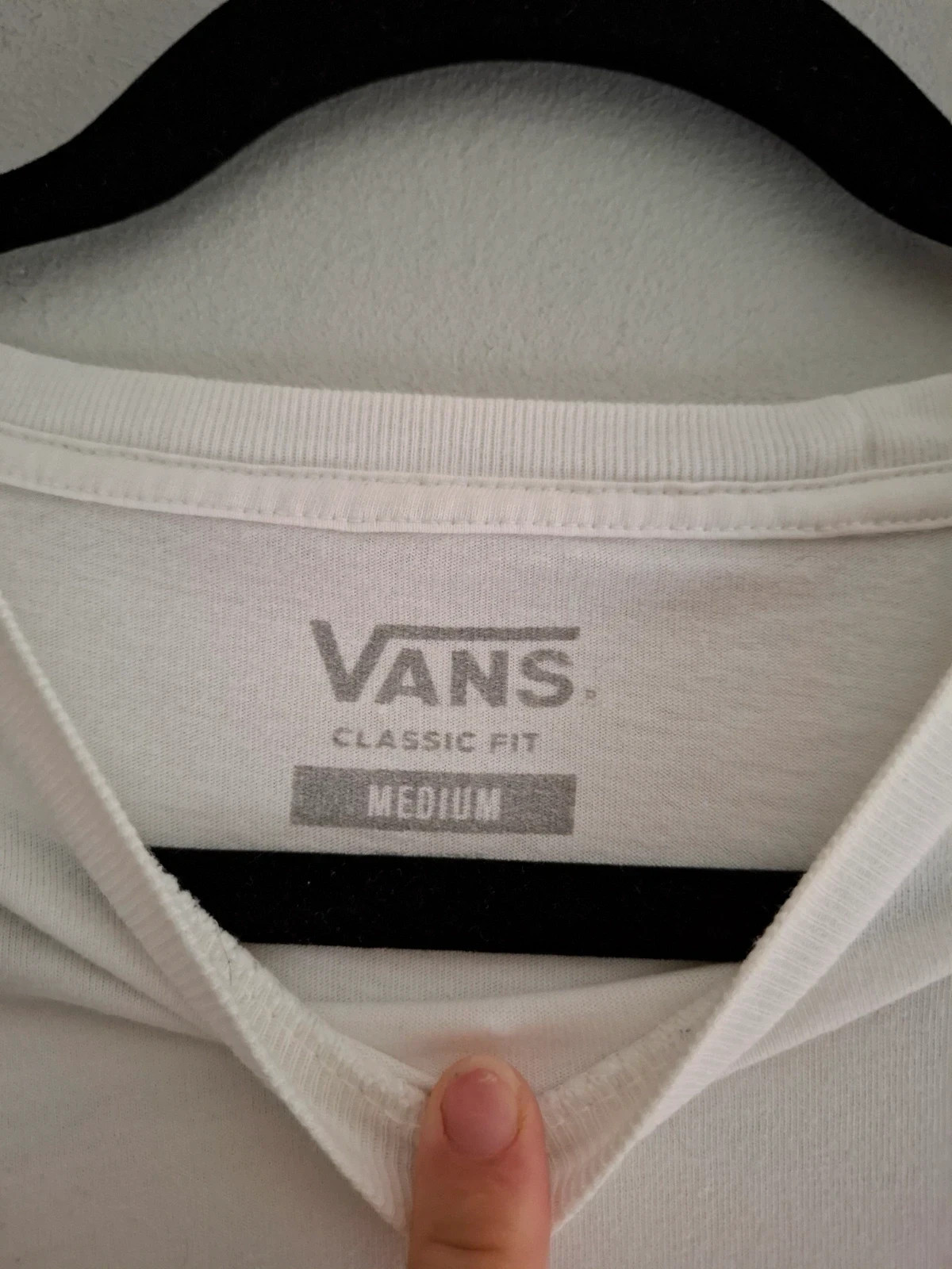 Camiseta Blanca VANS Off The Wall Talla M (Classic Fit) – Vans – taille M 3