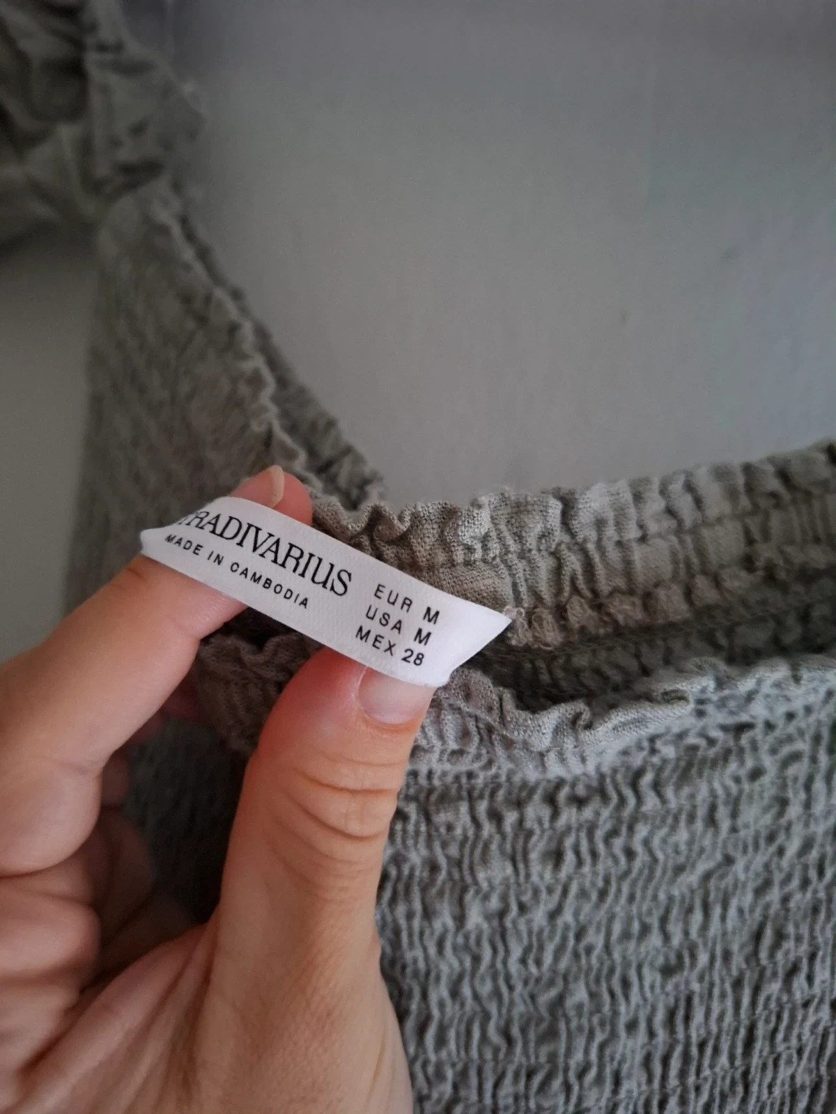 Vestido Lino verde Stradivarius M – Stradivarius – taille M / 38 / 10 3