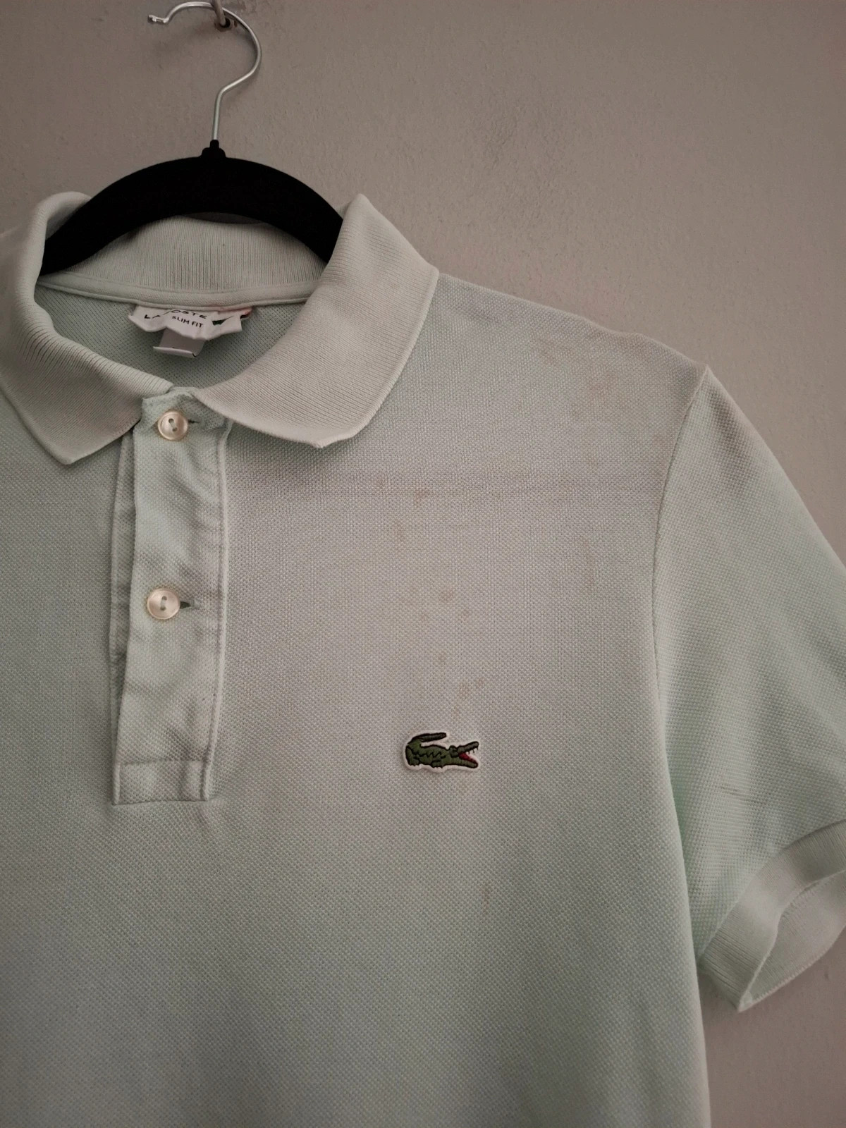 Polo Lacoste Slim Fit Verde Agua / Menta – Lacoste – taille XS 2