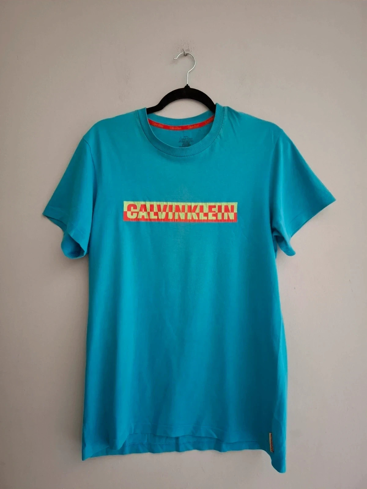 Camiseta Calvin Klein Azul Turquesa - Talla M – Calvin Klein – taille M