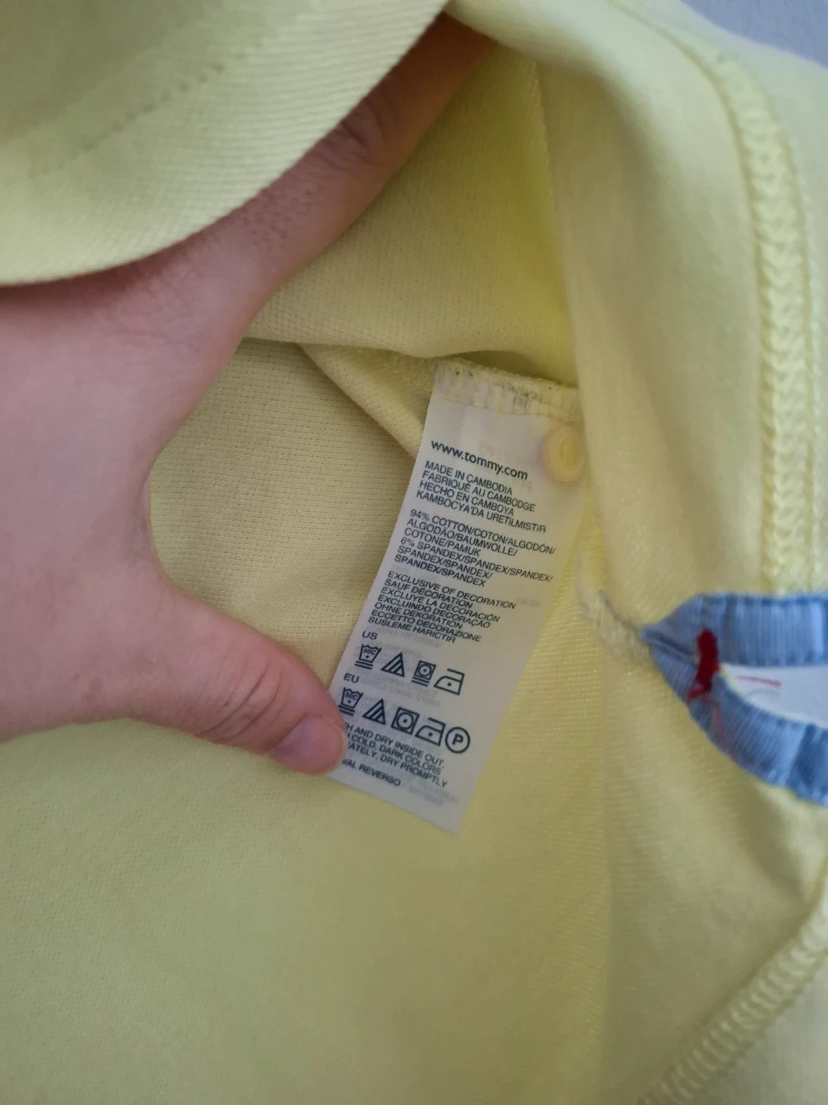 Polo Tommy Hilfiger Verde Lima con Logo (Talla M) – Tommy Hilfiger – taille M / 38 / 10 4