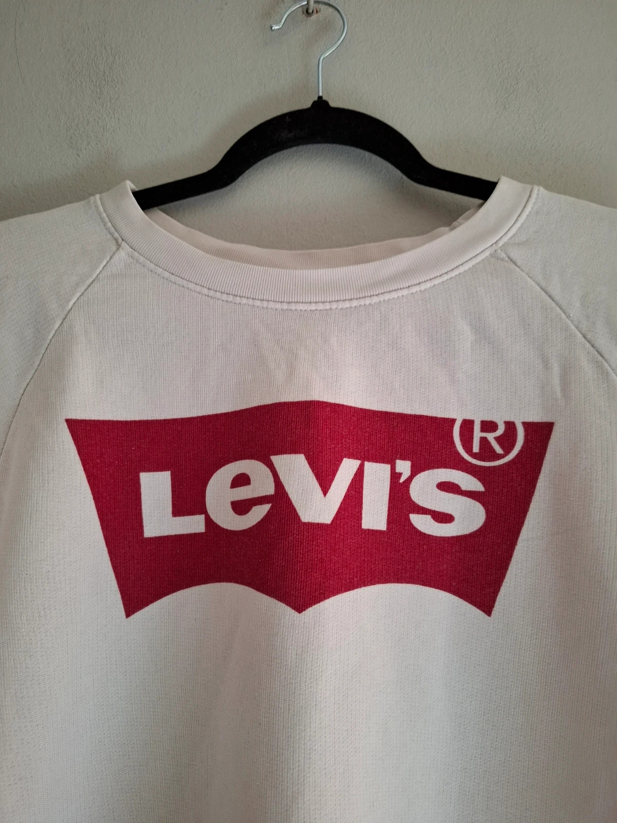Sudadera Levi’s blanca con logo – Levi's – taille S / 36 / 8 2