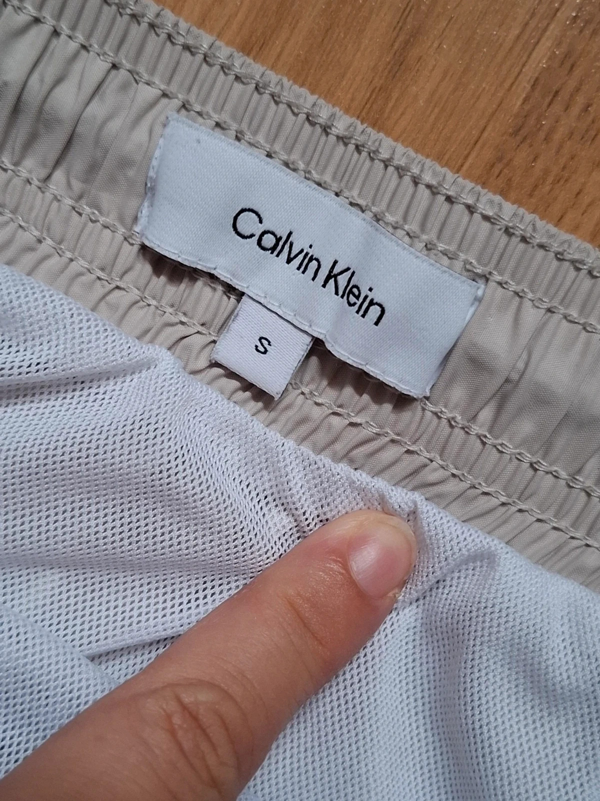 Bañador / Short Calvin Klein Beige (Talla S) – Calvin Klein – taille S 5
