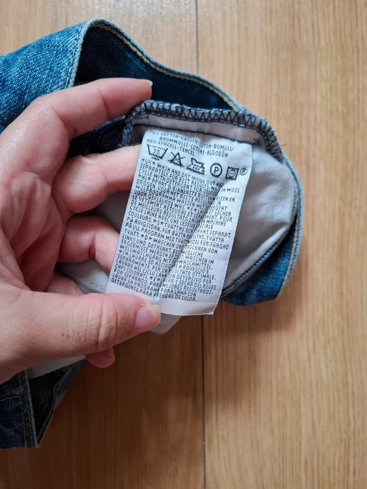 Shorts Levi's Denim Dobladillo W30 – Levi's – taille M / 38 / 10 5
