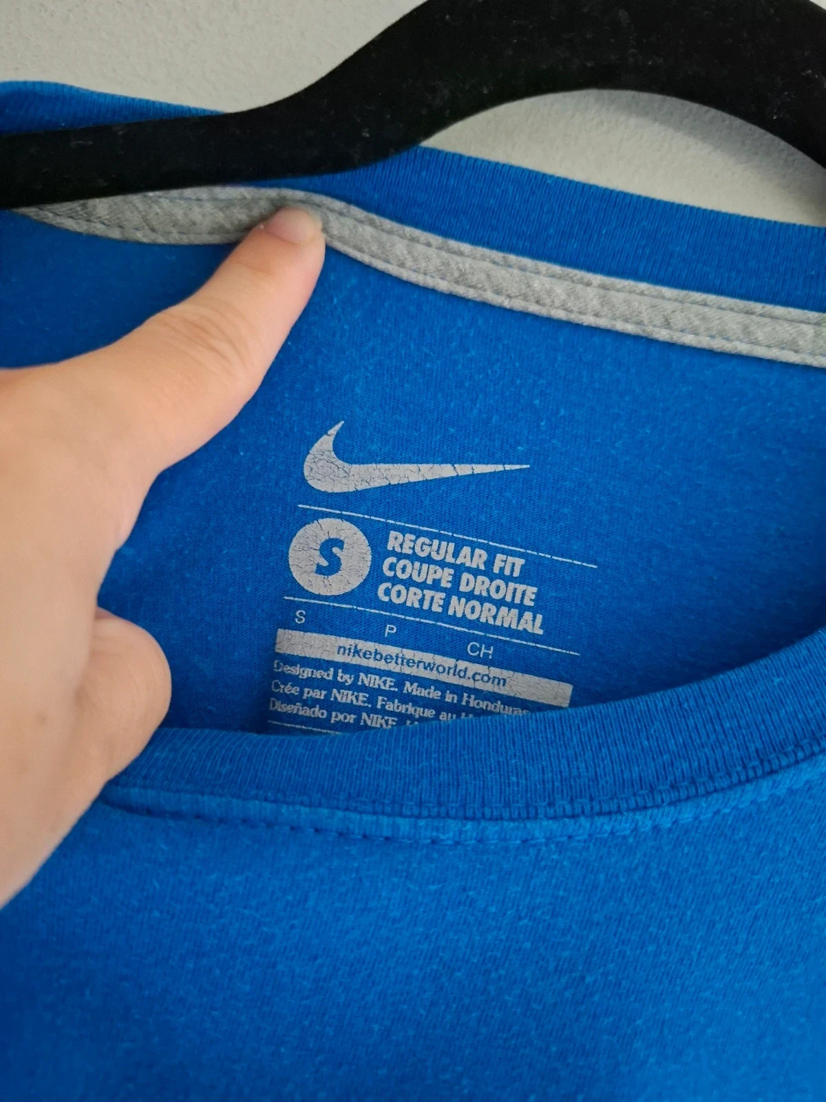 Camiseta Azul Nike "All Damn Day" - Talla S – Nike – taille S 3