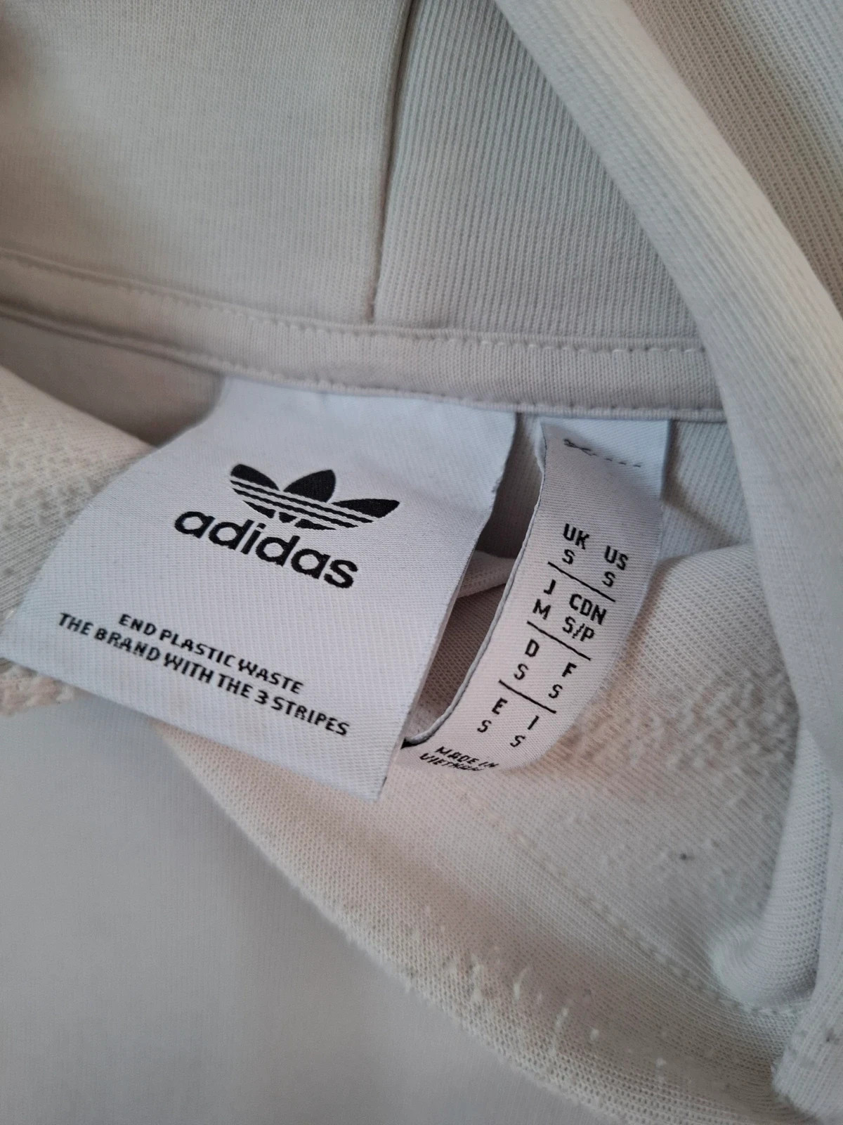 Sudadera Adidas Gris Claro Oversize 🤍 Talla S – adidas – taille S / 36 / 8 4