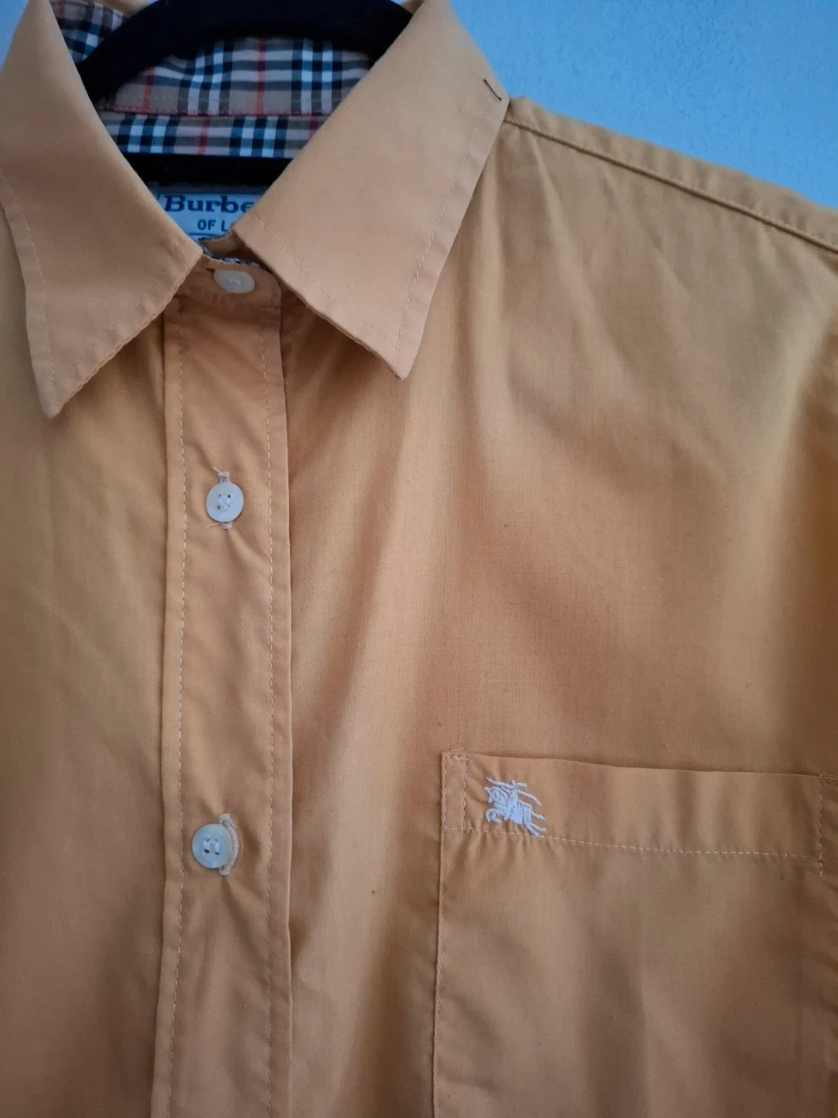Camisa Burberrys Vintage Mostaza - Talla M – Burberrys – taille M / 38 / 10 2