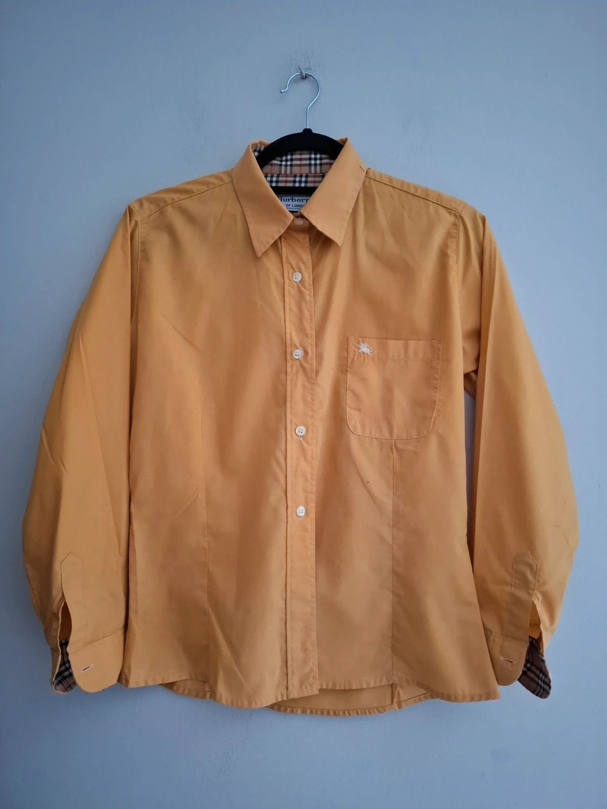 Camisa Burberrys Vintage Mostaza - Talla M