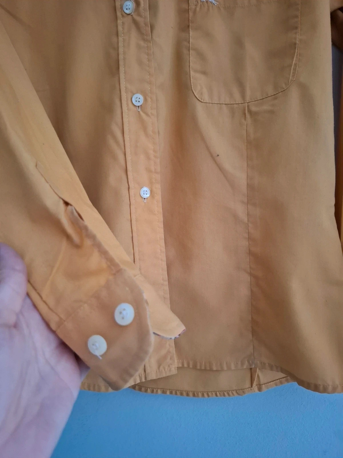 Camisa Burberrys Vintage Mostaza - Talla M – Burberrys – taille M / 38 / 10 4