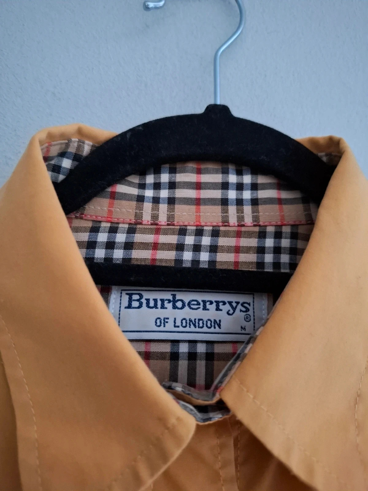 Camisa Burberrys Vintage Mostaza - Talla M – Burberrys – taille M / 38 / 10 3