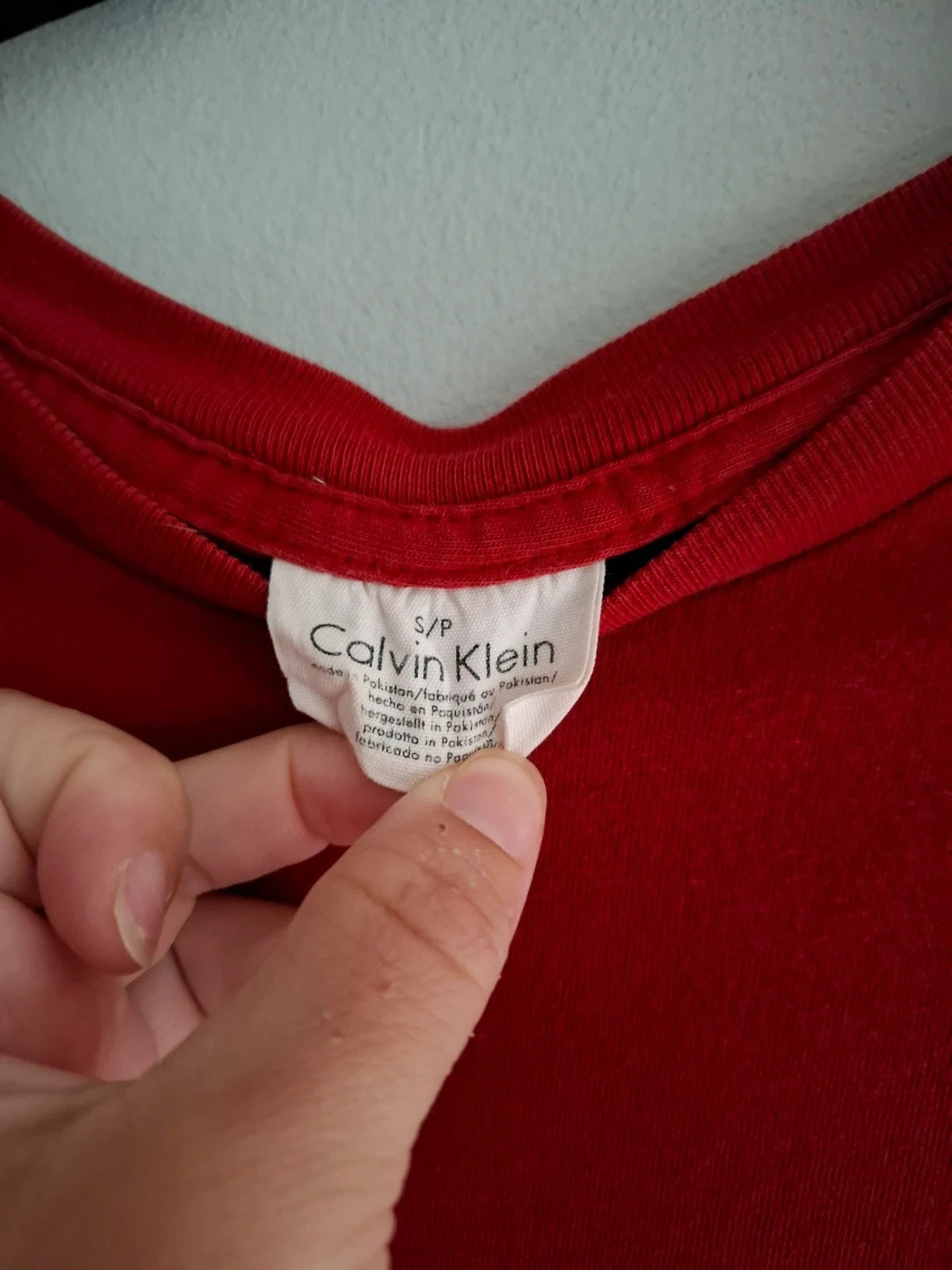 Camiseta roja Calvin Klein | Talla S – Calvin Klein – taille S 3