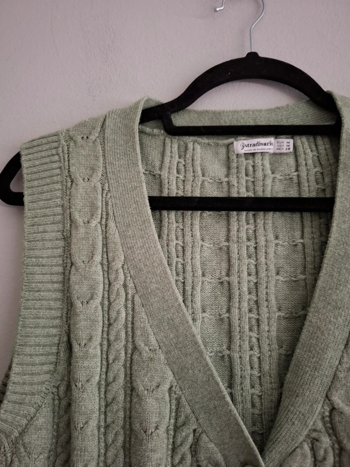Chaleco de Punto Verde Stradivarius - Talla M – Stradivarius – taille M / 38 / 10 2