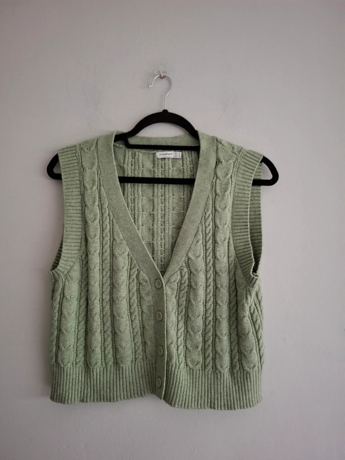 Chaleco de Punto Verde Stradivarius - Talla M – Stradivarius – taille M / 38 / 10
