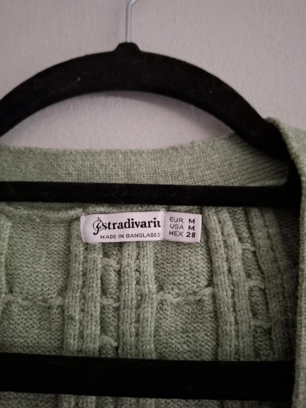 Chaleco de Punto Verde Stradivarius - Talla M – Stradivarius – taille M / 38 / 10 3
